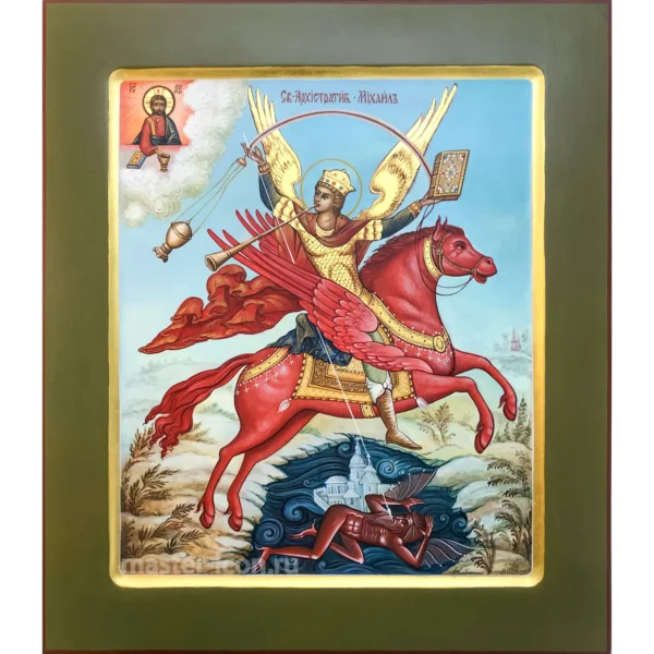 Писанная икона Архангела Михаила