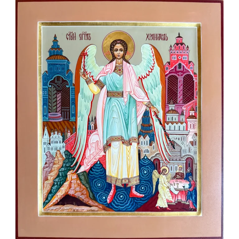Готовая икона Ангела Хранителя